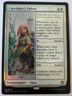 Caretaker's Talent (6/427) Bloomburrow FOIL MTG Magic the Gathering NM - Image 1