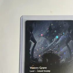 MTG Watery Grave Borderless Galaxy Foil Edge Of Eternities 0381 - Image 2