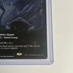 MTG Watery Grave Borderless Galaxy Foil Edge Of Eternities 0381 - Image 4