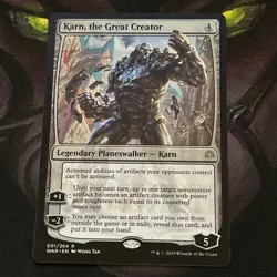 Karn, the Great Creator - Near Mint MTG War of the Spark Never Played - Image 1