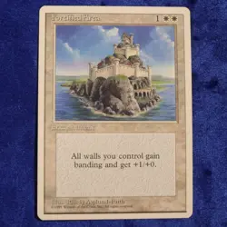1995 Magic The Gathering Fourth Edition: Fortified Area (mtg69) Asplund-Faith - Image 1