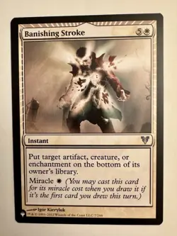 Banishing Stroke - The List Reprints (LIST)(7) - MTG - Image 1