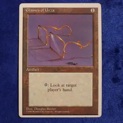 1995 Magic The Gathering Fourth Edition: Glasses of Urza (mtg183) Douglas Shuler - Image 1