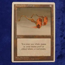 1995 Magic The Gathering Fourth Edition: Sunglasses of Urza (mtg227) Dan Frazier - Image 1