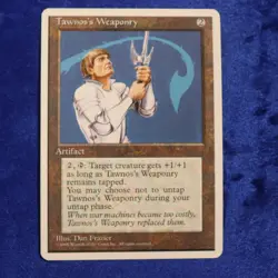 1995 Magic The Gathering Fourth Edition: Tawnos's Weaponry (mtg229) Dan Frazier - Image 1