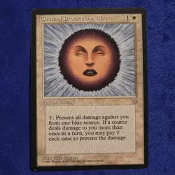 1995 Magic The Gathering Ice Age Circle of Protection: Blue (mtg22) Pete Venters - Image 1