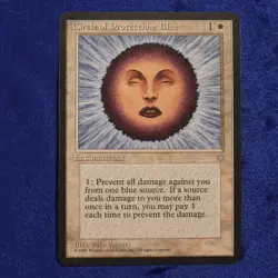 1995 Magic The Gathering Ice Age Circle of Protection: Blue (mtg25) Pete Venters - Image 1