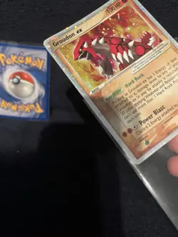 2006 POKEMON EX CRYSTAL GUARDIANS HOLO KYOGRE #95 & GROUNDON #93 - Image 3