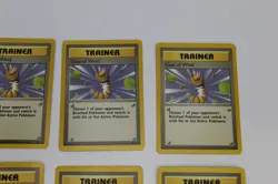 Pokemon Lot of 18 Trainer Cards Bill 91/102, Gust of Wind 93/102, Switch & More - Image 3