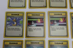 Pokemon Lot of 18 Trainer Cards Bill 91/102, Gust of Wind 93/102, Switch & More - Image 4