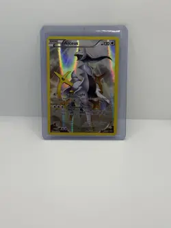 Arceus XY83 Black Star Promo Full Art Pokemon Mythical Collection Holo NM - Image 1