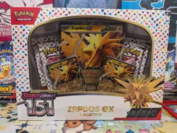 *RARE* *ERROR* Pokemon TCG 151 Zapdos Ex Collection Box (Electabuzz Missing!) - Image 1