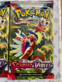Pokemon TCG Scarlet & Violet Base Set Booster Pack Lot 2x Sealed - Image 3
