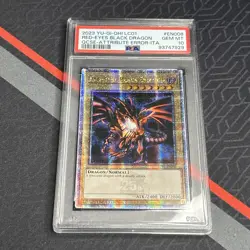PSA 10 Red Eyes Black Dragon 25th Quarter Century Secret Rare LC01-EN006 Yugioh - Image 3