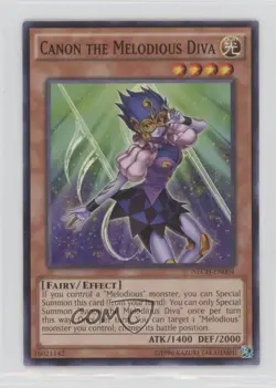 Canon The Melodious Diva Unlimited YuGiOh New Challengers #NECH-EN004 1s3 - Image 1