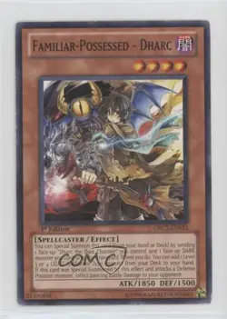 Familiar-Possessed - Dharc 1st Ed. YuGiOh Order of Chaos #ORCS-EN033 12kb - Image 1