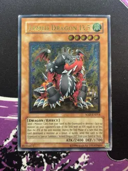 Yugioh Armed Dragon LV5 SOD-EN014 Ultimate Rare Unlimited LP Soul of the Duelist - Image 1