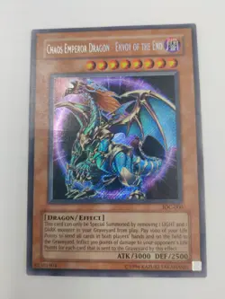Chaos Emperor Dragon Envoy the End IOC-000 Invasion of Chaos Not 25th NM Yugioh - Image 2