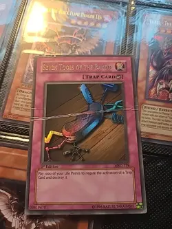 Yugioh Seven Tools of the Bandit MRD-129 Ultra Rare 1st Edition - Image 1