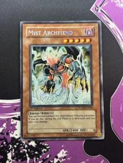 Yugioh Mist Archfiend FOTB-EN064 Secret Rare 1st Edition NM Force of the Breaker - Image 1