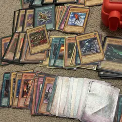 Yu-Gi-Oh! Limited Edition Vintage Red Gamer Card Carrying Case Yugioh With Cards - Image 3