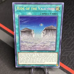 Ride Of The Valkyries - Secret Rare 1st Edition SHVA-EN006 - YuGiOh - Image 1