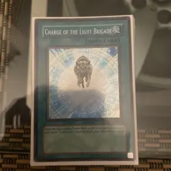 Yugioh Charge of the Light Brigade TDGS-EN089 Secret Rare NM Duelist Genesis - Image 1