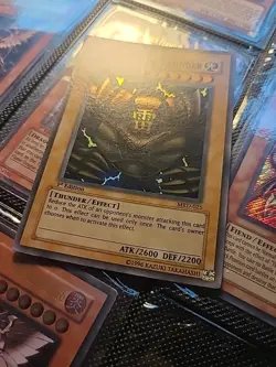 Yugioh Sanga Of The Thunder MRD-025 Super Rare 1st Edition [Wavy Print] - Image 2