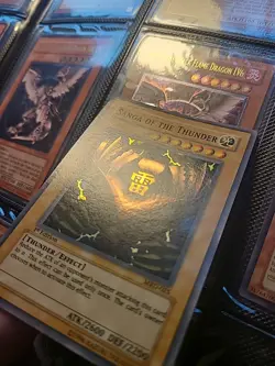 Yugioh Sanga Of The Thunder MRD-025 Super Rare 1st Edition [Wavy Print] - Image 3