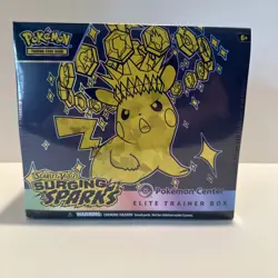 Pokemon TCG SV08: Surging Sparks Pokemon Center Exclusive ETB | Sealed - Image 1