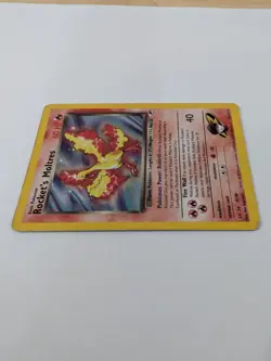 Pokemon TCG Rockets Moltres Holo Rare Card 12/132 Gym Heroes - Image 3