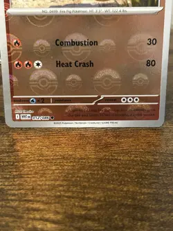 Pignite Black Bolt White Flare Pokeball Holo Pokemon 012/086 - Image 3