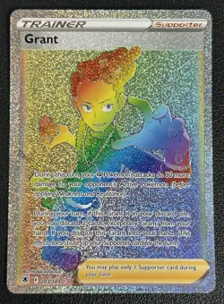 Grant 203/189 Astral Radiance Rainbow Secret Rare Holo Pokemon TCG Card NM - Image 1