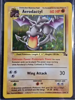 Pokemon Vintage 5 Holo Card Lot Base Set, Fossil, & Base Set 2 (Lot #4) - Image 5