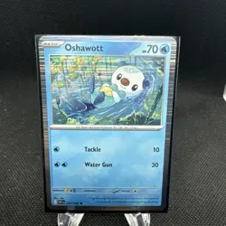 Oshawott 021/086 Black Bolt & White Flare New Laser Holo Promo Pokemon TCG NM/M - Image 1