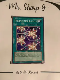 NOBLE EGOTIST - SD8-EN021 GERMAN Yu-Gi-Oh! CARD COMMON KONAMI ORIGINAL TCG - Image 9