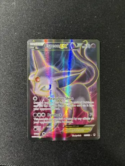 Espeon EX 117/122 Pokemon Card Ultra Rare Full Art - Image 1