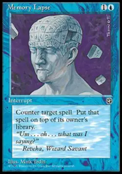 Memory Lapse (2) - Medium Play MTG Homelands - Image 1