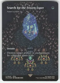 MTG - Search for the Frozen Esper - Nature's Claim (Showcase) 47 FINAL FANTASY - Image 1