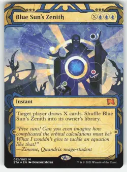 MTG - Blue Sun's Zenith (Foil Etched) 12 Strixhaven: Mystical Archives NM - Image 1