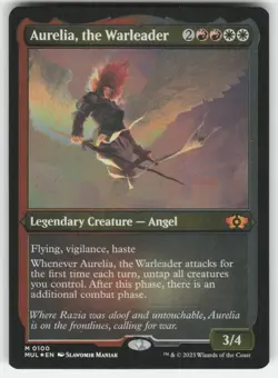 MTG - Aurelia, the Warleader (Foil Etched) 100 March of the Machine: Multiverse - Image 1