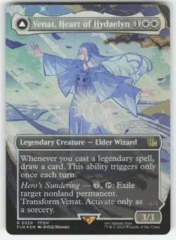 MTG - Venat, Heart of Hydaelyn (Borderless) 329 FINAL FANTASY NM - Image 1