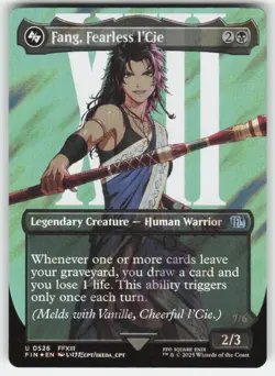 MTG - Fang, Fearless l'Cie (Borderless) (Surge Foil) 526 FINAL FANTASY NM - Image 1