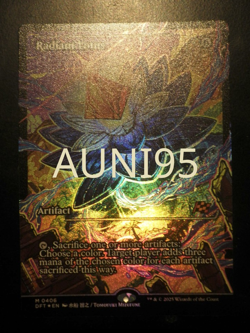 mtg magic Radiant Lotus radieux FOIL extended borderless showcase ENGLISH - Image 1