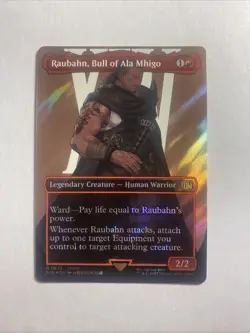 Raubahn, Bull Of Ala Mhigo 533 Magic: Final Fantasy MTG - Borderless SURGE FOIL - Image 1