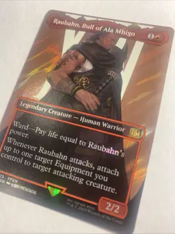 Raubahn, Bull Of Ala Mhigo 533 Magic: Final Fantasy MTG - Borderless SURGE FOIL - Image 2