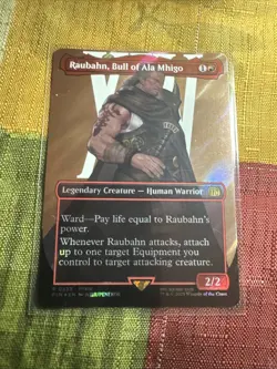 Raubahn, Bull Of Ala Mhigo 533 Magic: Final Fantasy MTG - Borderless SURGE FOIL - Image 1