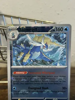 Samurott Black Bolt White Flare Pokeball Holo Pokemon 023/086 - Image 2