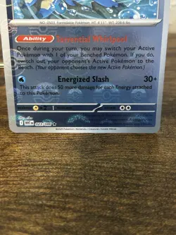 Samurott Black Bolt White Flare Pokeball Holo Pokemon 023/086 - Image 3