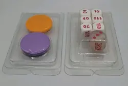 Pokemon TCG Official Dice and Markers From White Flare ETB's - Image 1